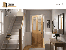 Tablet Screenshot of fitwelldoors.ie
